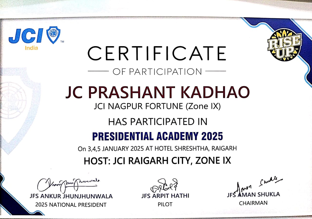 Prashant Kadhao, Nagpur's best Leadership coach, Student coach, Mind Coach